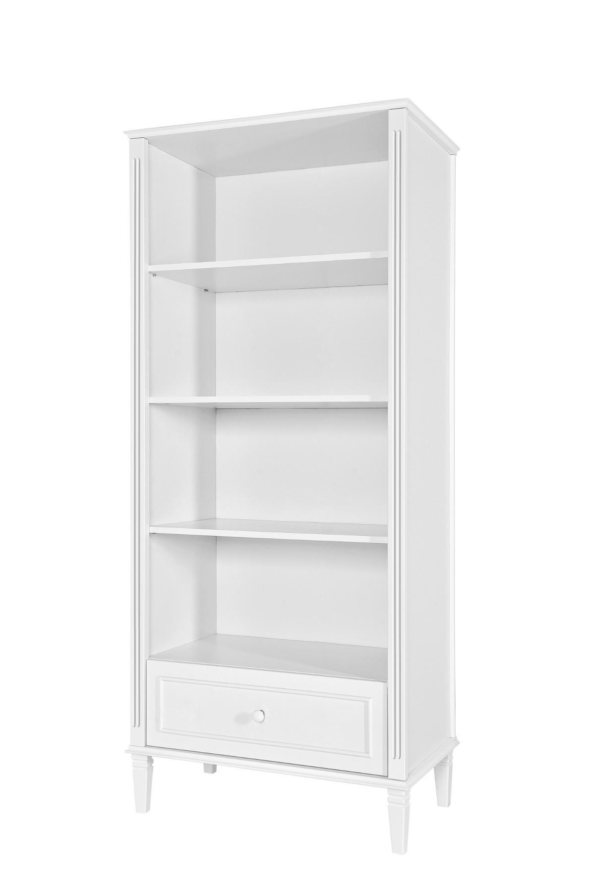 KINDERREGAL Bianka - Weiß, Holzwerkstoff (80/183/48cm) - RAUMHIRSCH FURNITURE