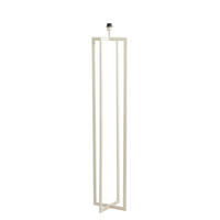 STEHLEUCHTE Mace Weiß 30/30/140 cm - Weiß, Metall (30/30/140cm) - Light & Living
