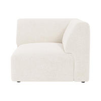 SESSEL mit gerader Rückenlehne - 1 Person - stoff - weiß Pogni - Weiß, Textil (97/73/97cm) - Vente-Unique