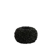 VASE Phylia Schwarz Ø38/23 cm - Schwarz, Kunststoff (23cm) - Light & Living