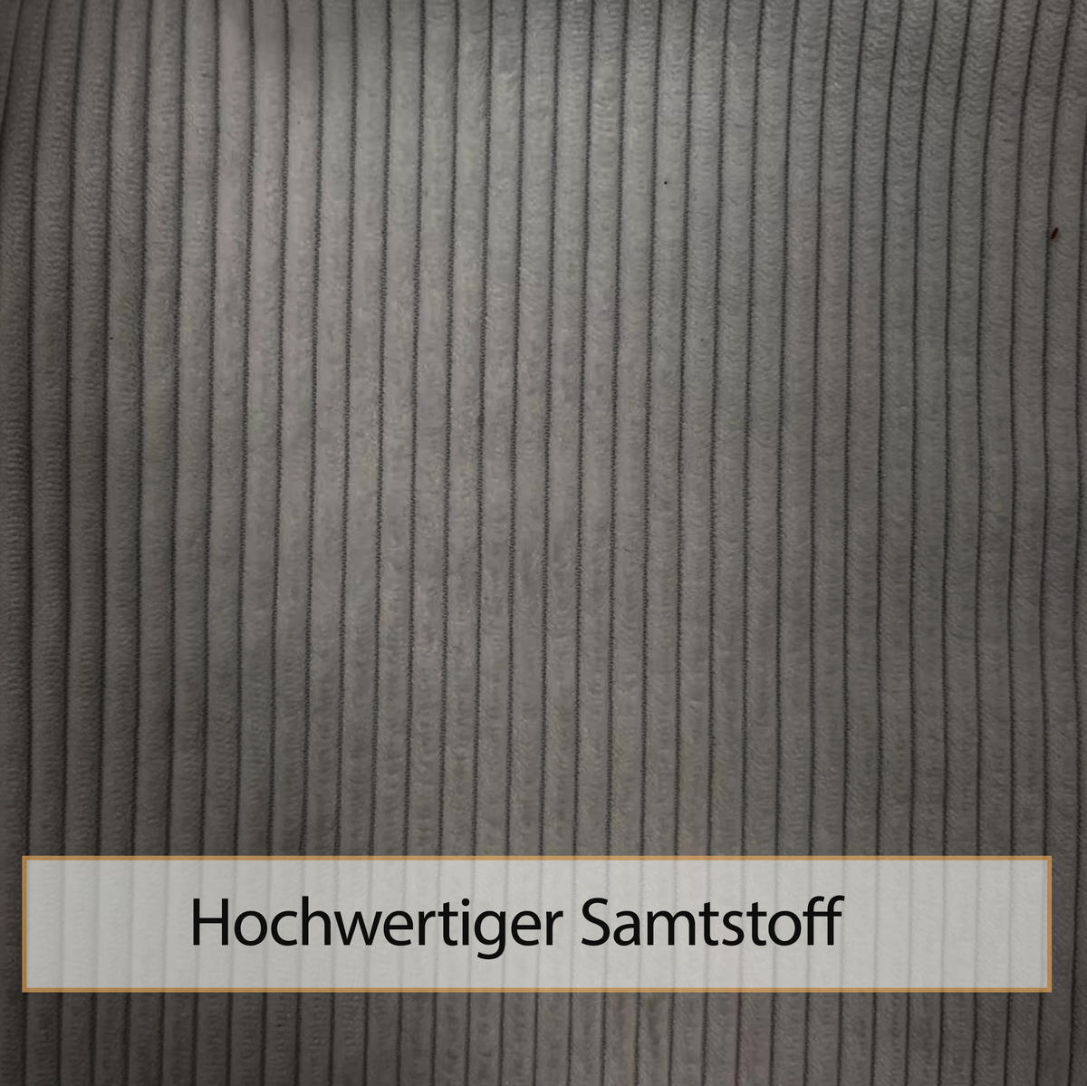 POLSTERBETT 90/200 cm aus Samt mit Stauraum, Grau - Grau, Textil (90/200cm) - OKMYHOME