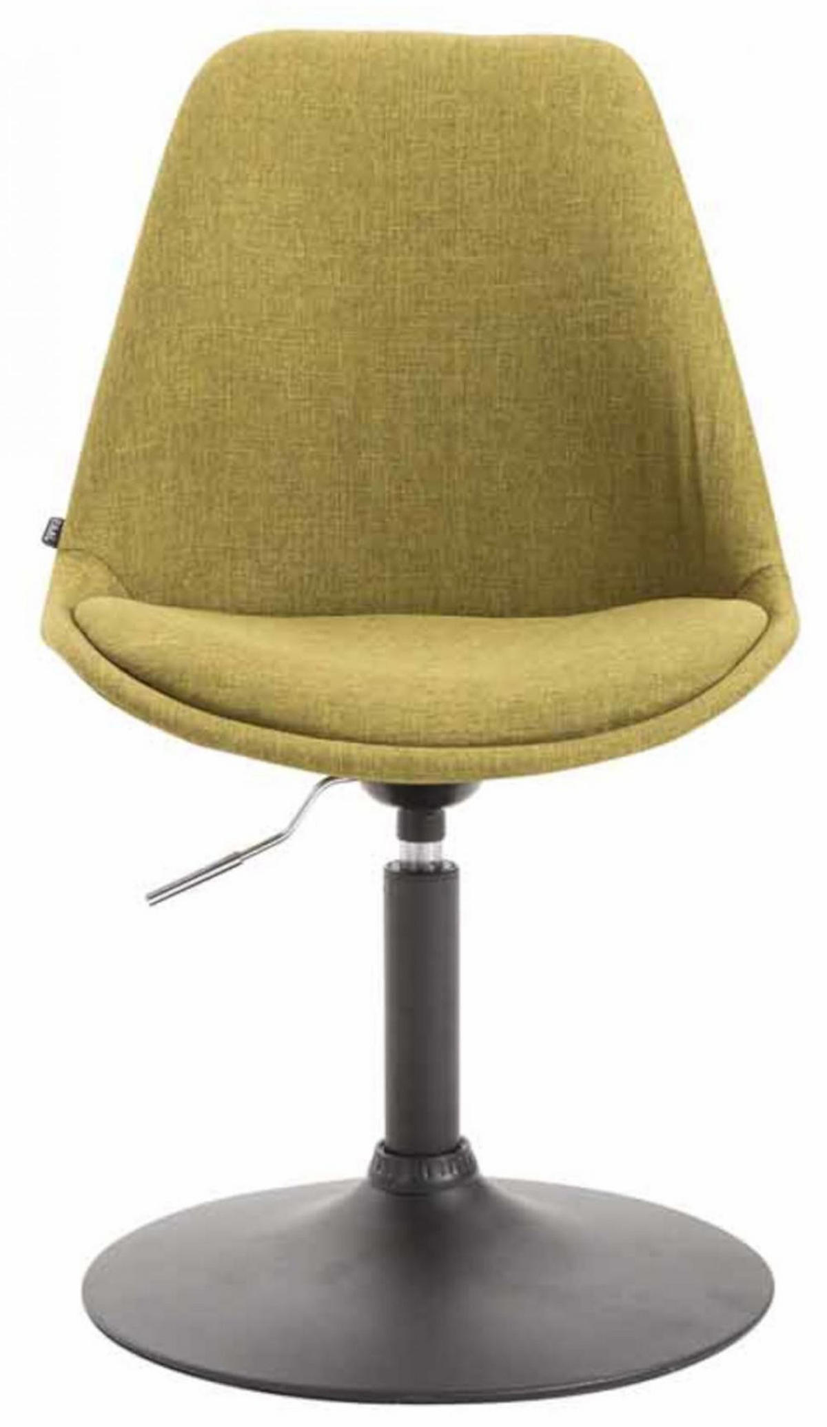 STUHL 4er Set Stoff grün - Schwarz/Grün, Textil/Metall (48/76/57cm) - CLP