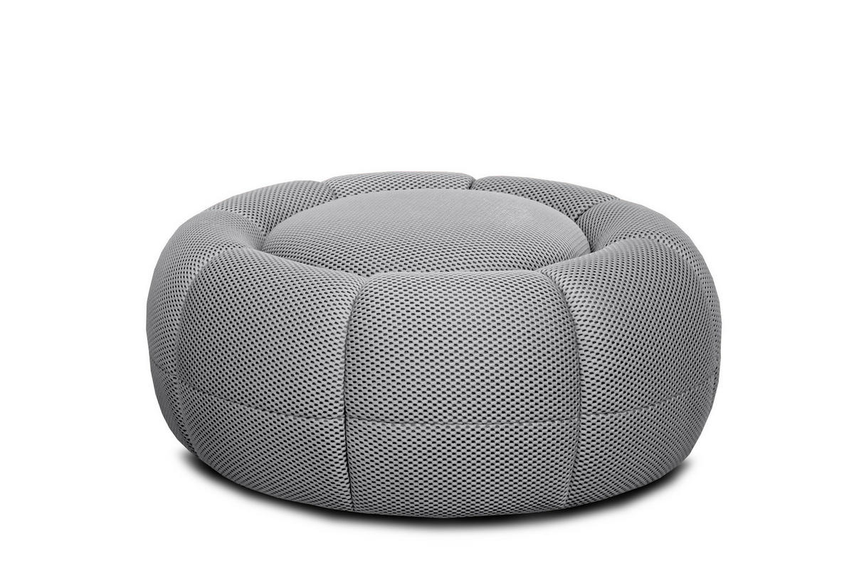 SESSEL UND POUF FIGO UND FAGO, grau - Grau, Holzwerkstoff/Textil (104/83/104cm) - Courtois Laville