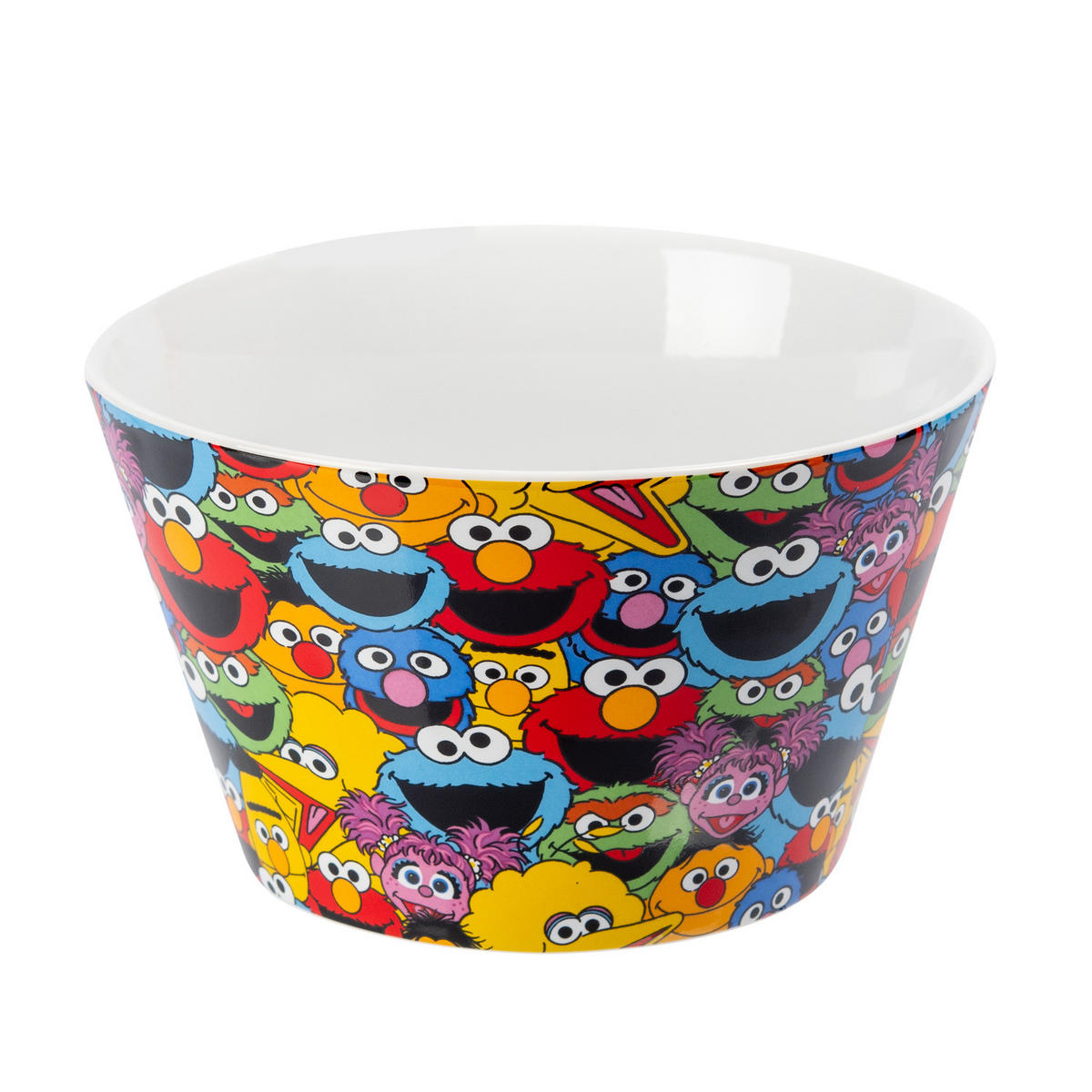 MÜSLISCHALE Sesamstraße Alle Freunde Mehrfarbig 500 ml - Multicolor, Keramik (14cm) - United Labels