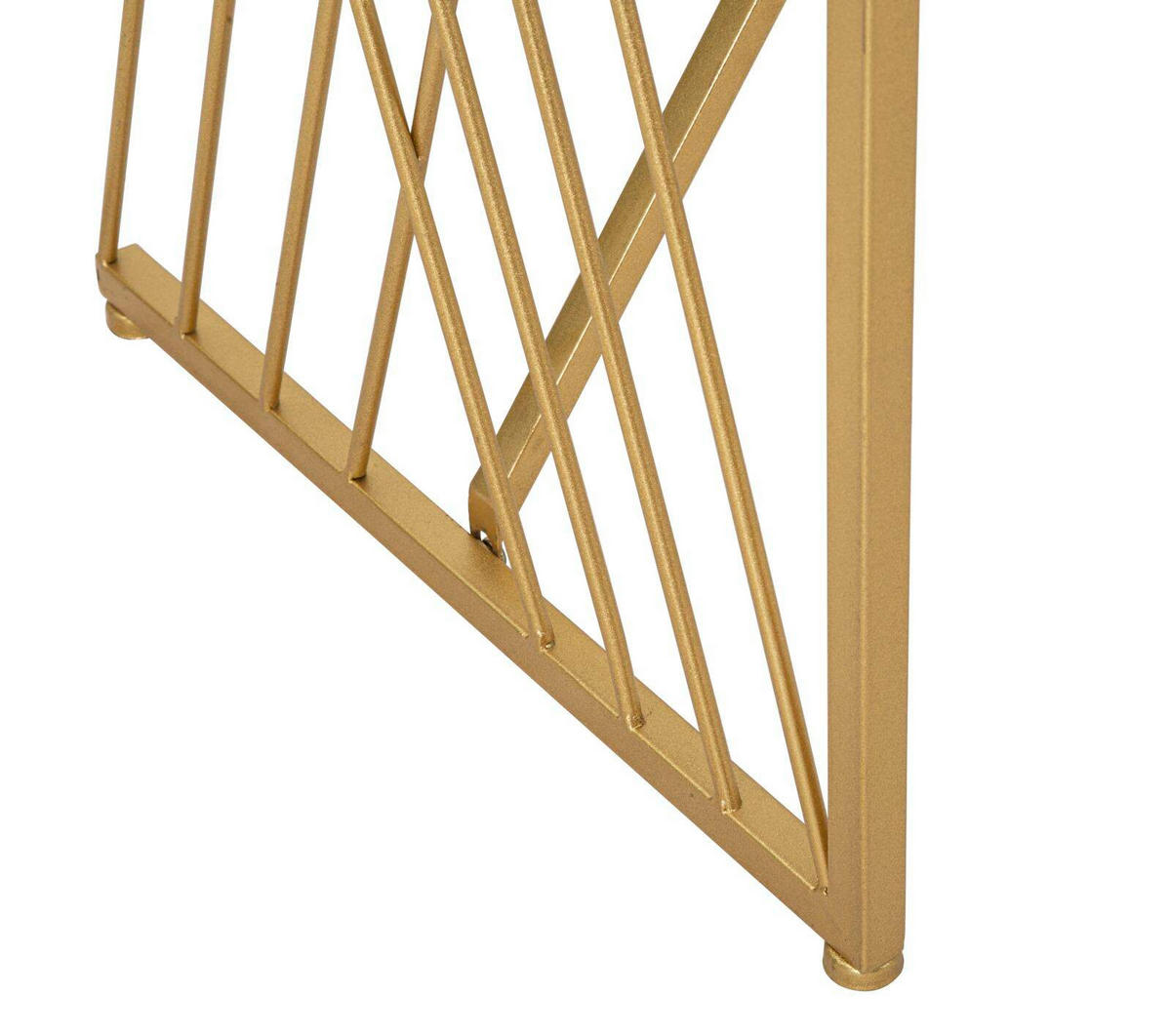 KONSOLE Easy 120/40/80 cm - Goldfarben, Metall (120/80/40cm) - Mauro Ferretti