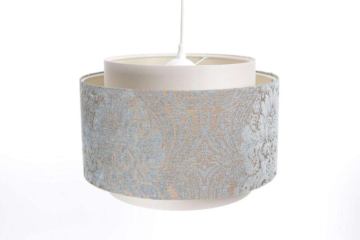 HÄNGELEUCHTE Blau 40/27 cm - Grau, Kunststoff (40/1/27cm) - ONZENO