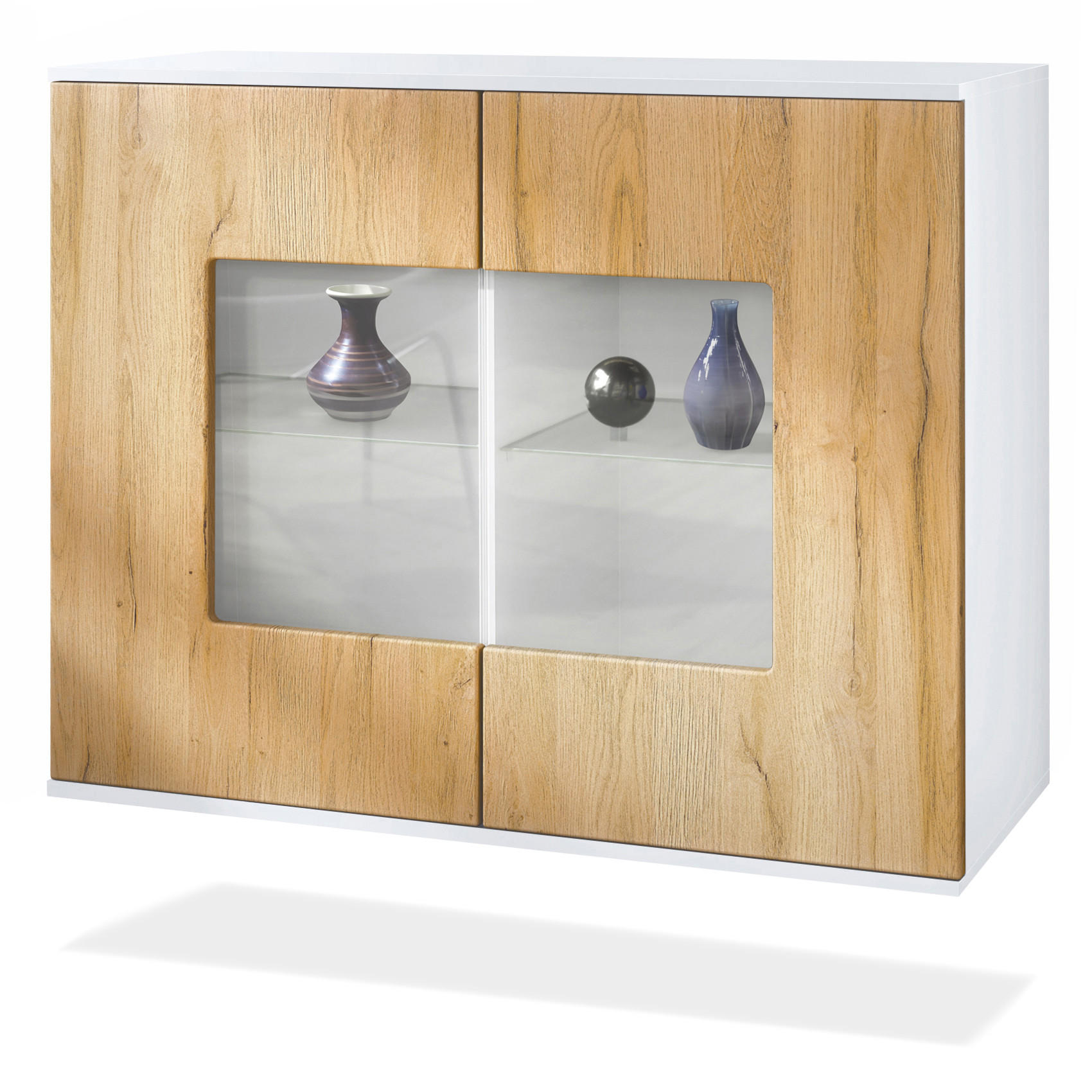 KOMMODE Grömitz Eiche Natur - Eichefarben, Holzwerkstoff (92.5/73.5/35cm) - Vladon