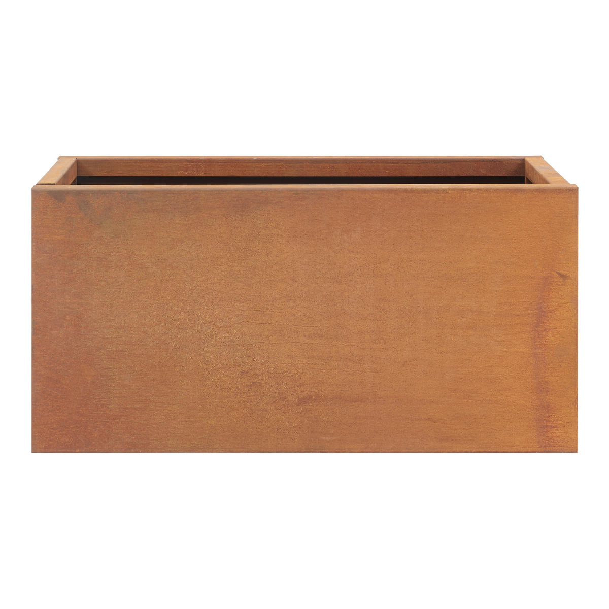 PFLANZKÜBEL Vaargel - Rostfarben, Metall (80/40/30cm) - casa.pro