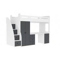 KINDERBETT Zuzia plus grau - Grau, Holzwerkstoff - roe furniture