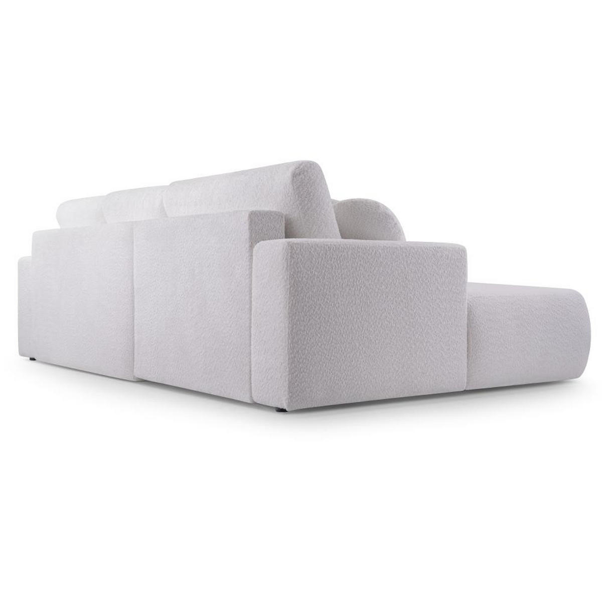 ECKSCHLAFSOFA Vento hellgrün links - Schwarz/Hellgrün, Textil (260/168cm) - Beautysofa