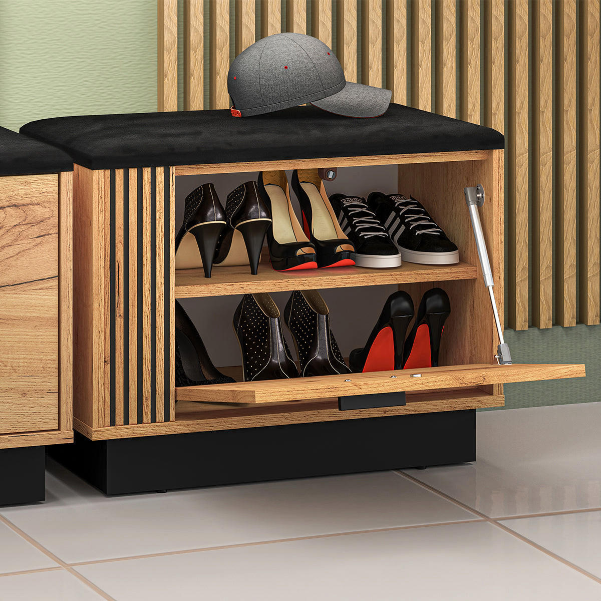 EINGANGSMÖBEL Nilo Holz - Braun, Holzwerkstoff (60/49/34cm) - Petits-meubles