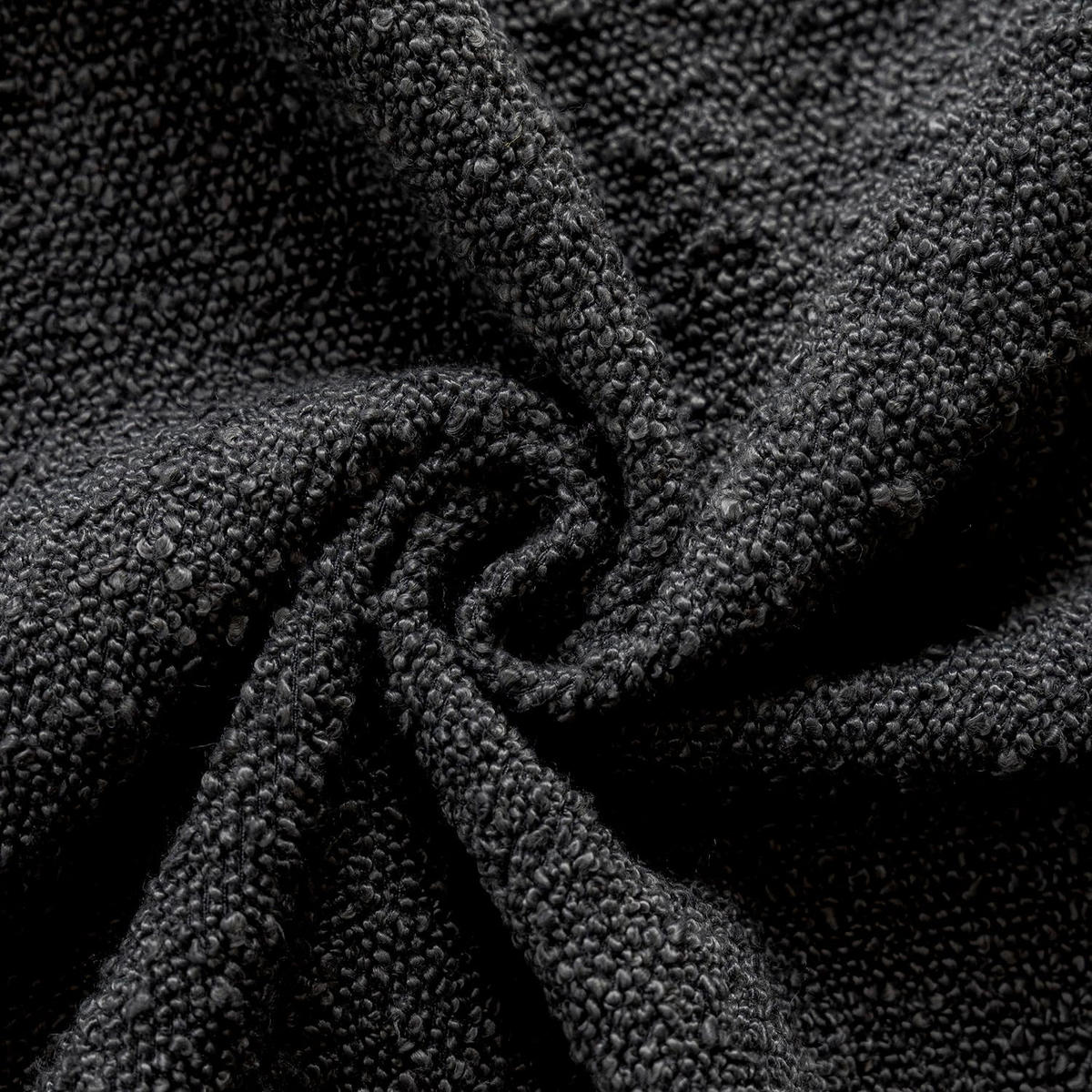 KISSENBEZUG – 45 x 45 cm – Schwarz (2-teiliges Set) - Schwarz, Textil (45/45cm)