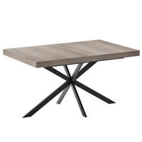 ESSTISCH ausziehbar 140-180/80/76 cm mit verstecktem Stauraum DE-39964 Grau - Grau, Holzwerkstoff (80/180/76cm) - ComfortXL