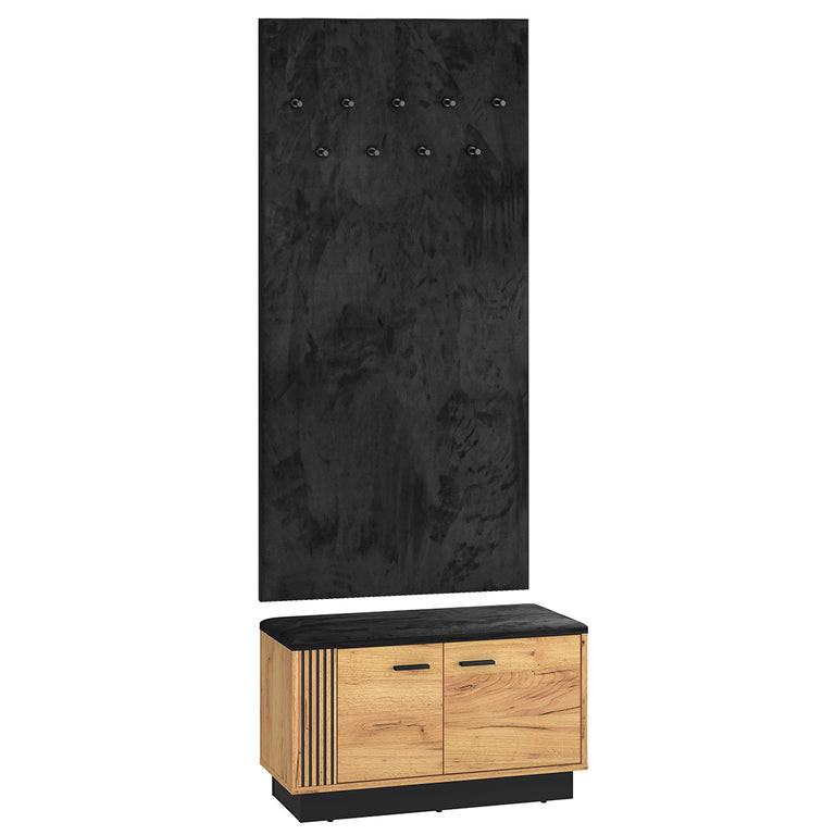 EINGANGSMÖBEL Nilo Holz - Braun, Holzwerkstoff (80/49/34cm) - Petits-meubles