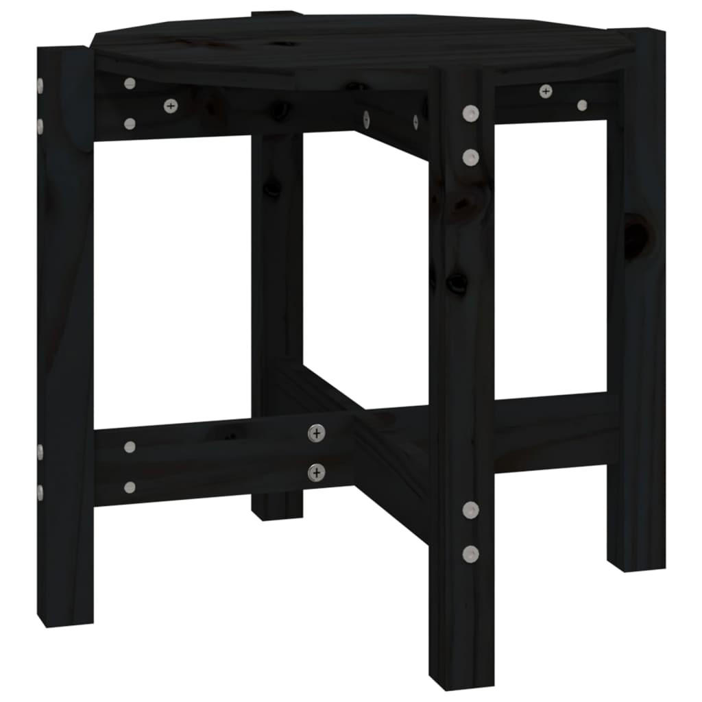 furnicato Couchtisch Schwarz 52.5x45x52.5 cm