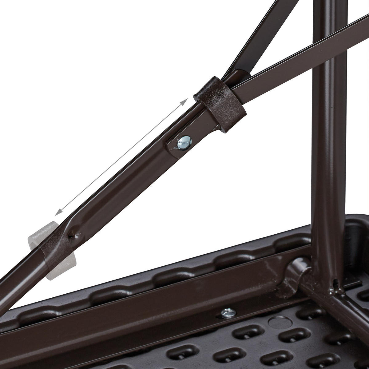 BIERBANK-SET - Schwarz, Kunststoff/Metall (100/42/25cm) - Relaxdays