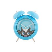 WECKER Peekaboo Cow 15.2/15.2/18.2 cm - Blau, Kunststoff (15.2/18.2/15.2cm) - Karlsson