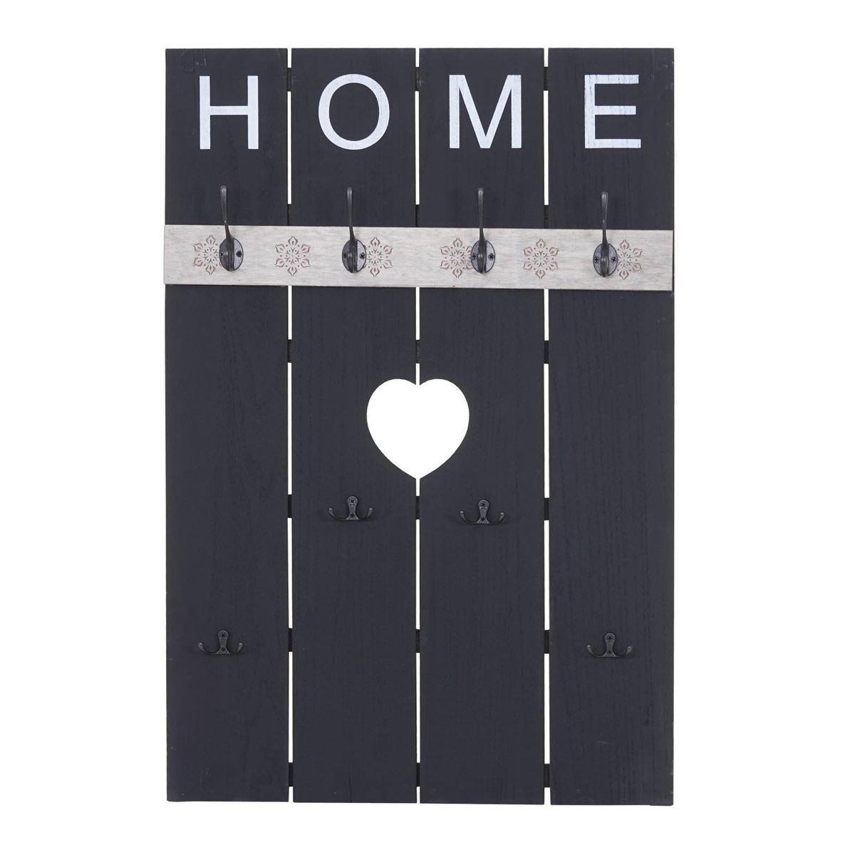 WANDGARDEROBE HOME SHABBY-LOOK Grau - Grau, Holz (60/91/8cm) - MCW
