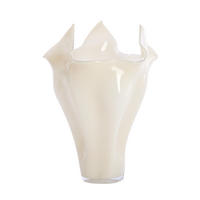 VASE Aiora Weiß Ø42/53 cm - Weiß, Glas (42/53cm) - Light & Living