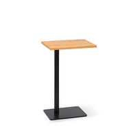BEISTELLTISCH BO aus Eiche - Beige, Holz (43/32/66cm) - WOODEK