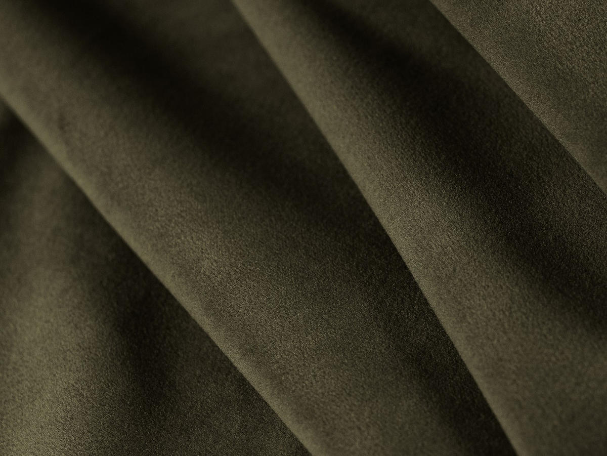 ECKSOFA rechts Jodie aus Samt grün 5 Sitzplätze - Grün, Textil (166/341cm) - Micadoni