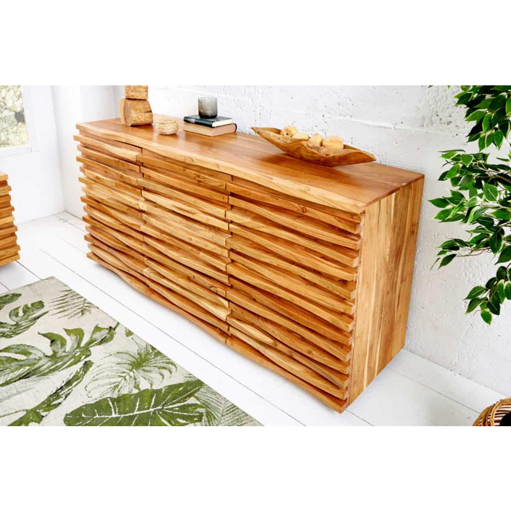 Thumbnail - riess-ambiente Sideboard, Braun, Holz, Holz, 160x75x45 cm, Wohnzimmer, Kommoden & Sideboards, Sideboards