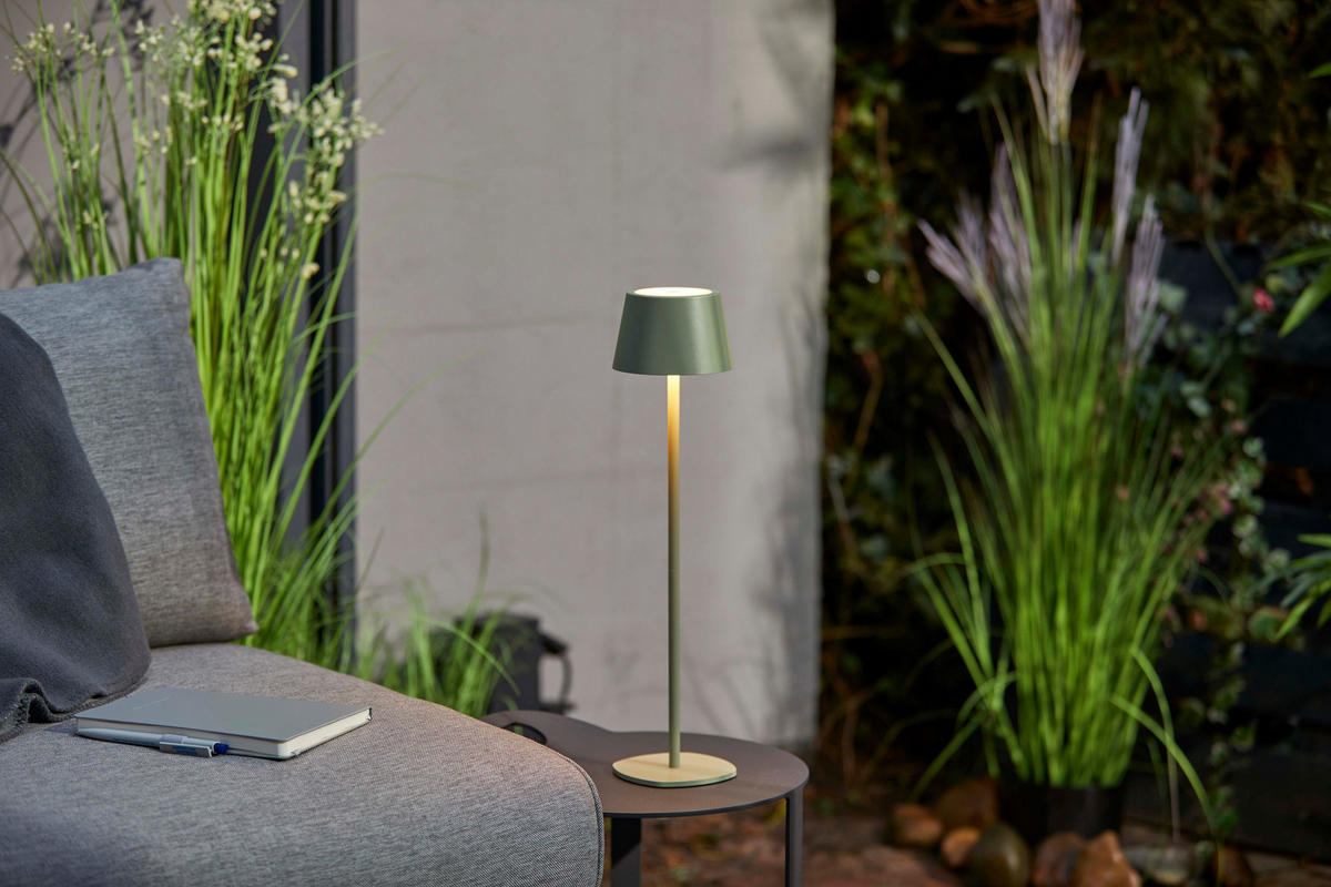 LED Tischlampe 3 in 1 Mintgrün max. 45cm hoch 2er-Set - Mintgrün, Metall (11/11/45cm) - Northpoint