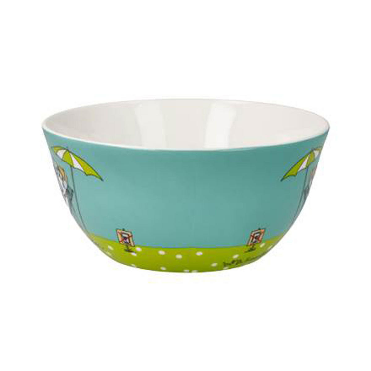 KÜNSTLERSCHALE Freundlieb -Ruhe Bitte!, Fine Bone China - Multicolor, Keramik (7cm) - Goebel