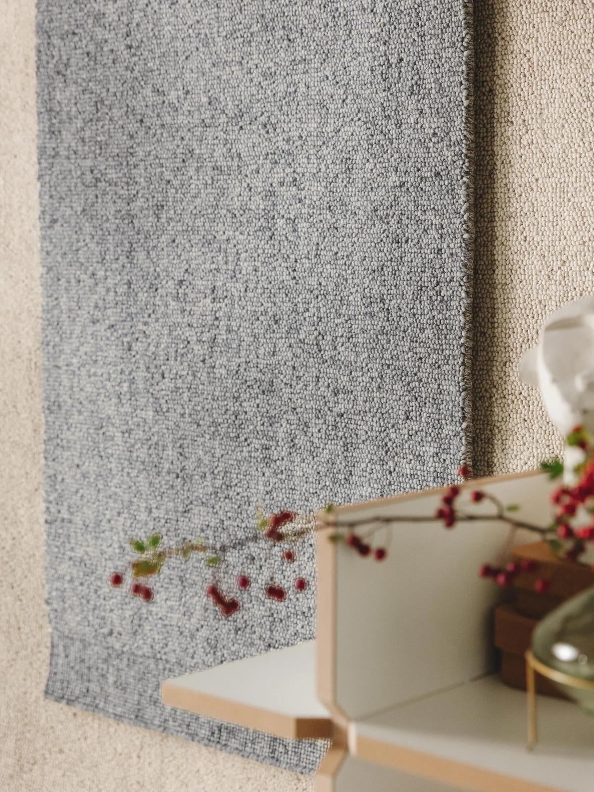 WOLLTEPPICH Imke Beige 160x230 cm - Beige, Naturmaterialien/Textil (160/230cm) - benuta Pure