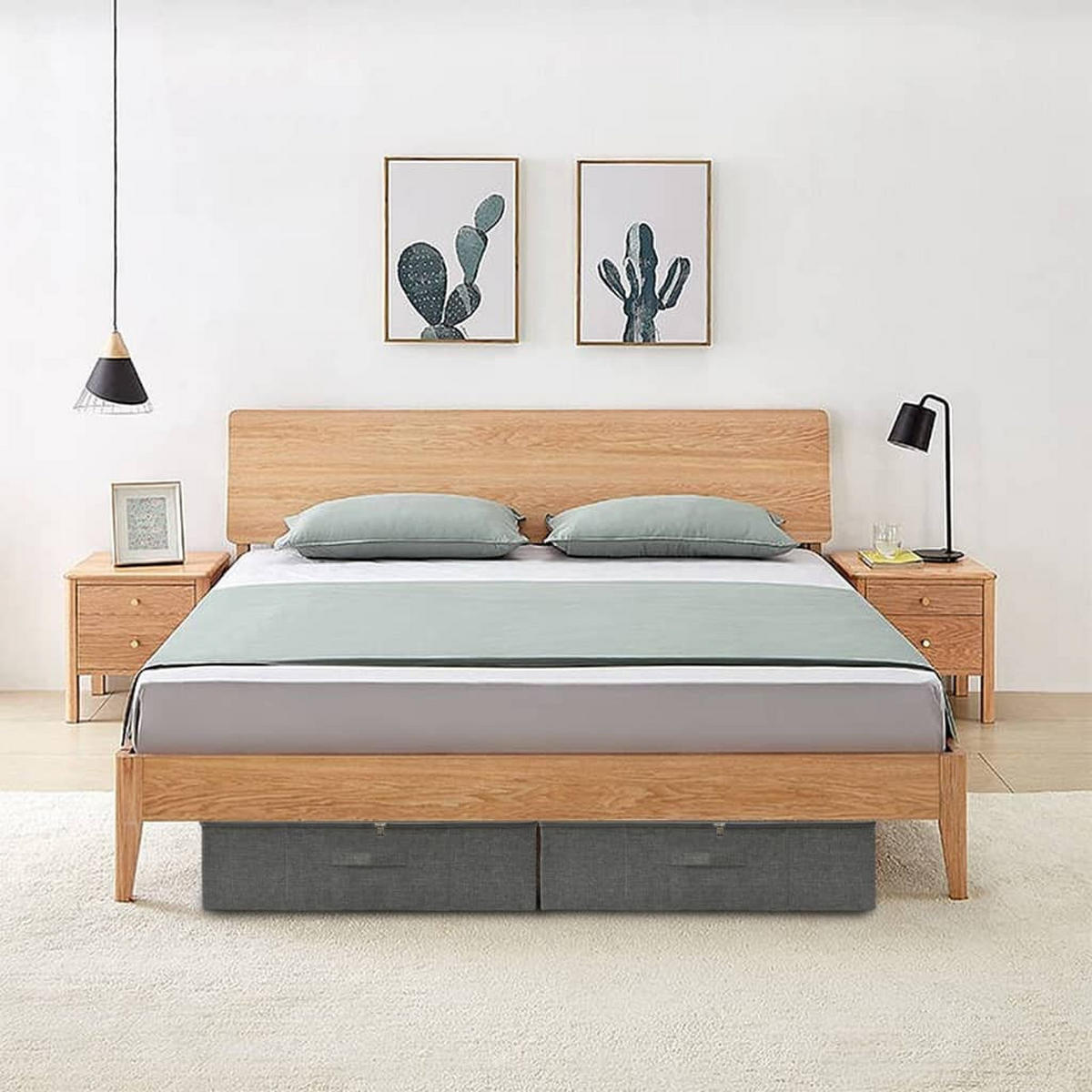 AUFBEWAHRUNGSBOX Stoff 70/40/18 Cm Anthrazit - Anthrazit, Textil - vidaXL