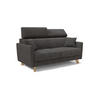 SCHLAFSOFA Francy - Anthrazit, Metall (160/92/97cm) - Divani.store