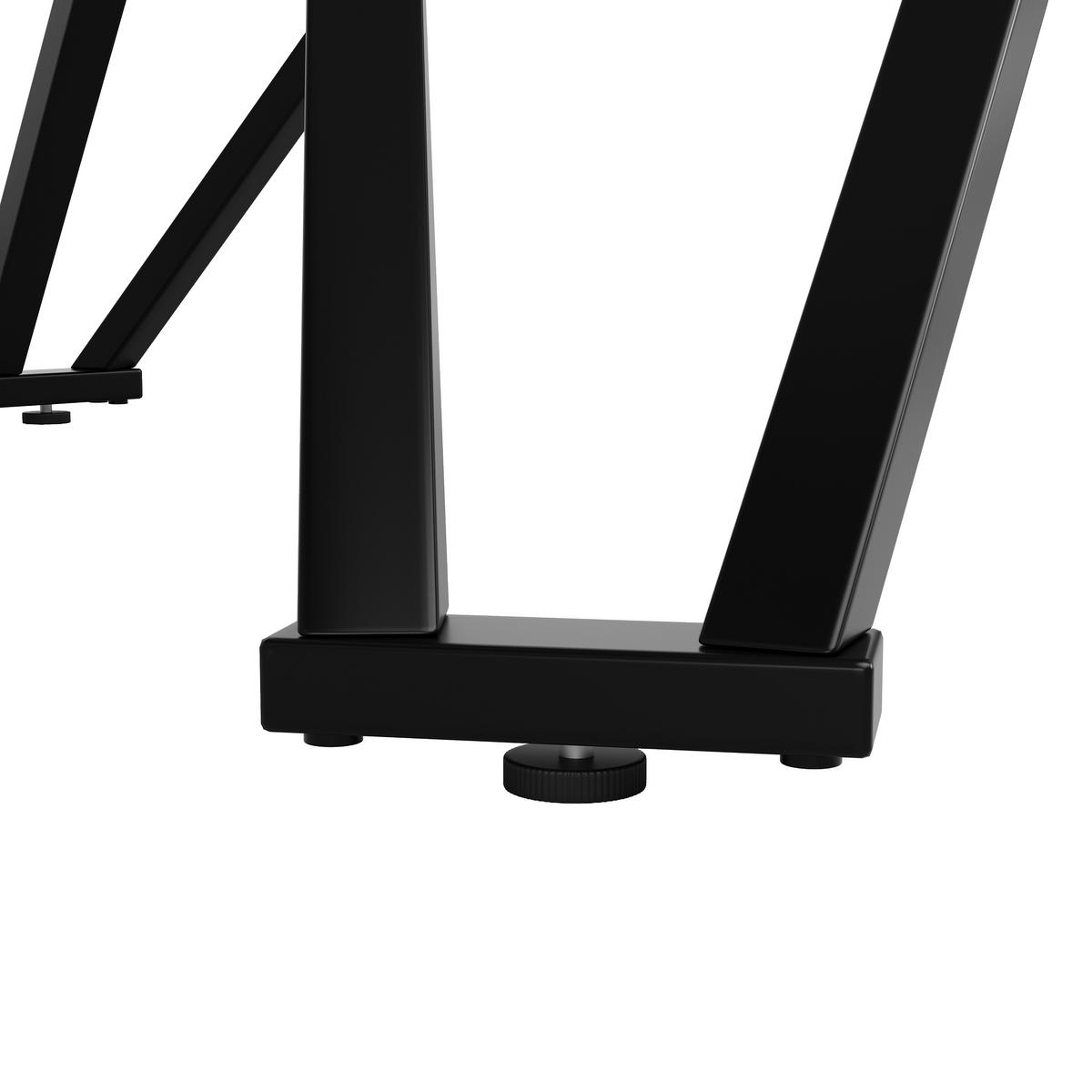 ESSTISCH Schwarz 100/100/76 cm - Schwarz, Holz (100/100/76cm) - PANGIVO