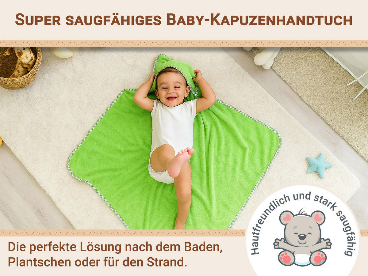 HANDTÜCHER, 100x100 cm, 100% Baumwolle, Grün - Hellgrün, Textil (100/100cm) - Zollner