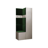 MOBILIER PENTRU HOL Orion XXIV - cașmir/verde, material plastic/compozit lemnos (82/186/46cm) - MIRJAN24