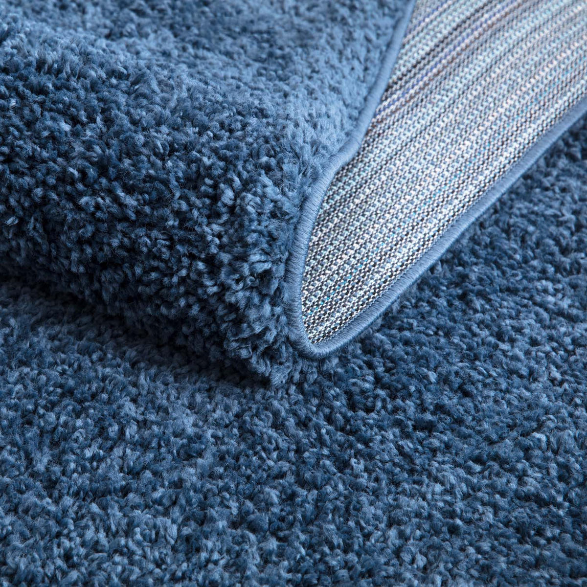 HOCHFLOR-TEPPICH City Shaggy 500 Blau 200x290 cm - Blau, Textil (200/290cm) - carpet city