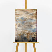 GEMÄLDE Glanz und Eleganz Schattenfugenrahmen Gold 60x40 cm - Goldfarben, Holz (60/40cm) - YS-art gallery