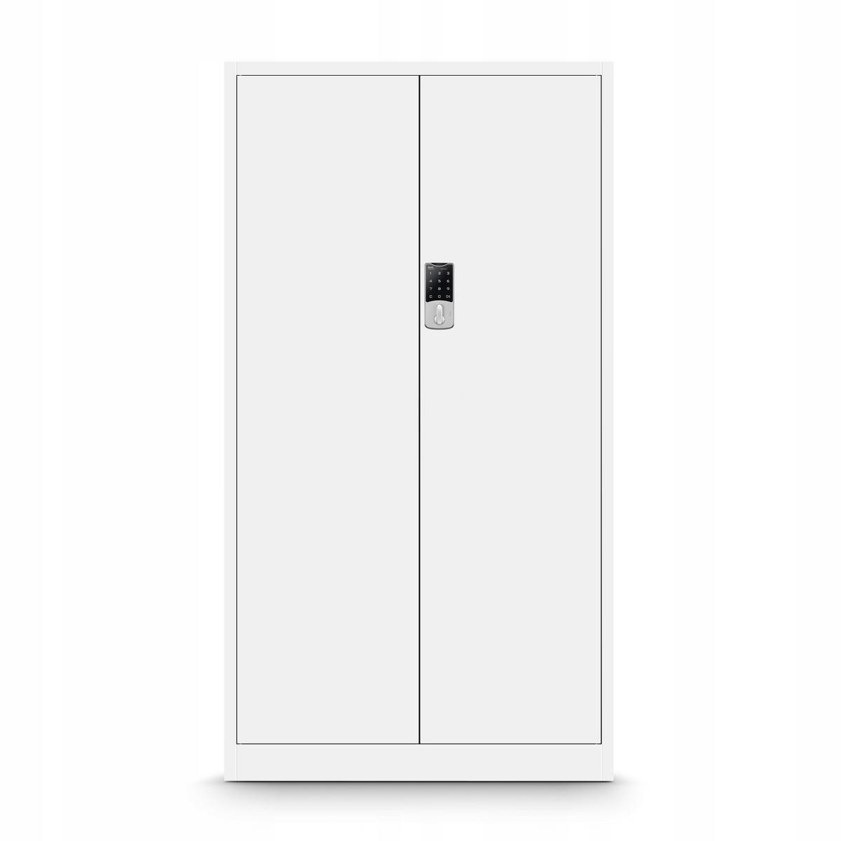 AKTENSCHRANK Daniel - Weiß, Metall (90/185/40cm) - Jan Nowak