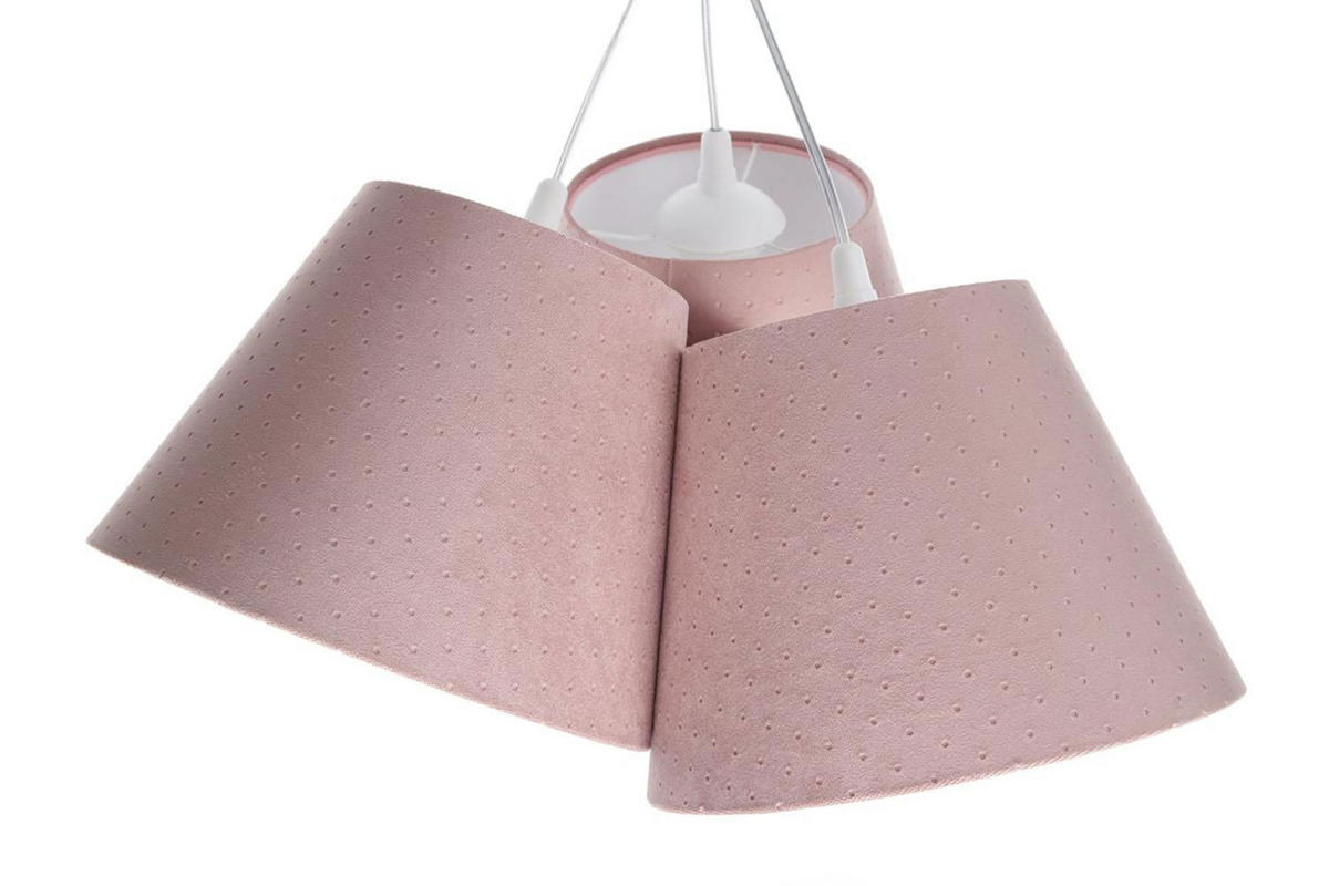 HÄNGELEUCHTE Rosa 26/19 cm - Pink, Kunststoff (26/0.8/19cm) - ONZENO