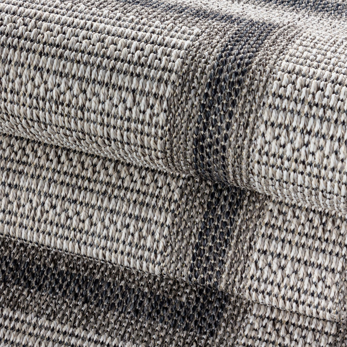 OUTDOORTEPPICH LIRIA, mit Bordüre, Creme, 240 x 340 cm - Beige, Textil (340/240cm) - KADIMA DESIGN