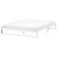 BETT ohne Kopfteil 180/200 Kiefernholz Weiß Talairan - Weiß, Holz (180/200cm) - Beliani