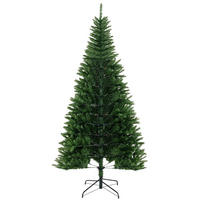 WEIHNACHTSBAUM 240cm Grün - Grün, Metall (240cm) - COSTWAY