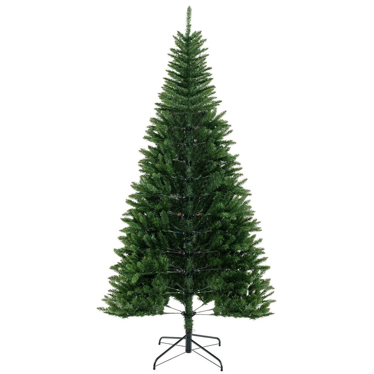 WEIHNACHTSBAUM 240cm Grün - Grün, Metall (240cm) - COSTWAY