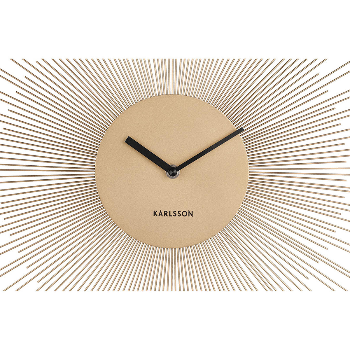 WANDUHR Peony Ø45 cm - Goldfarben, Metall (45/45/3.5cm) - Karlsson