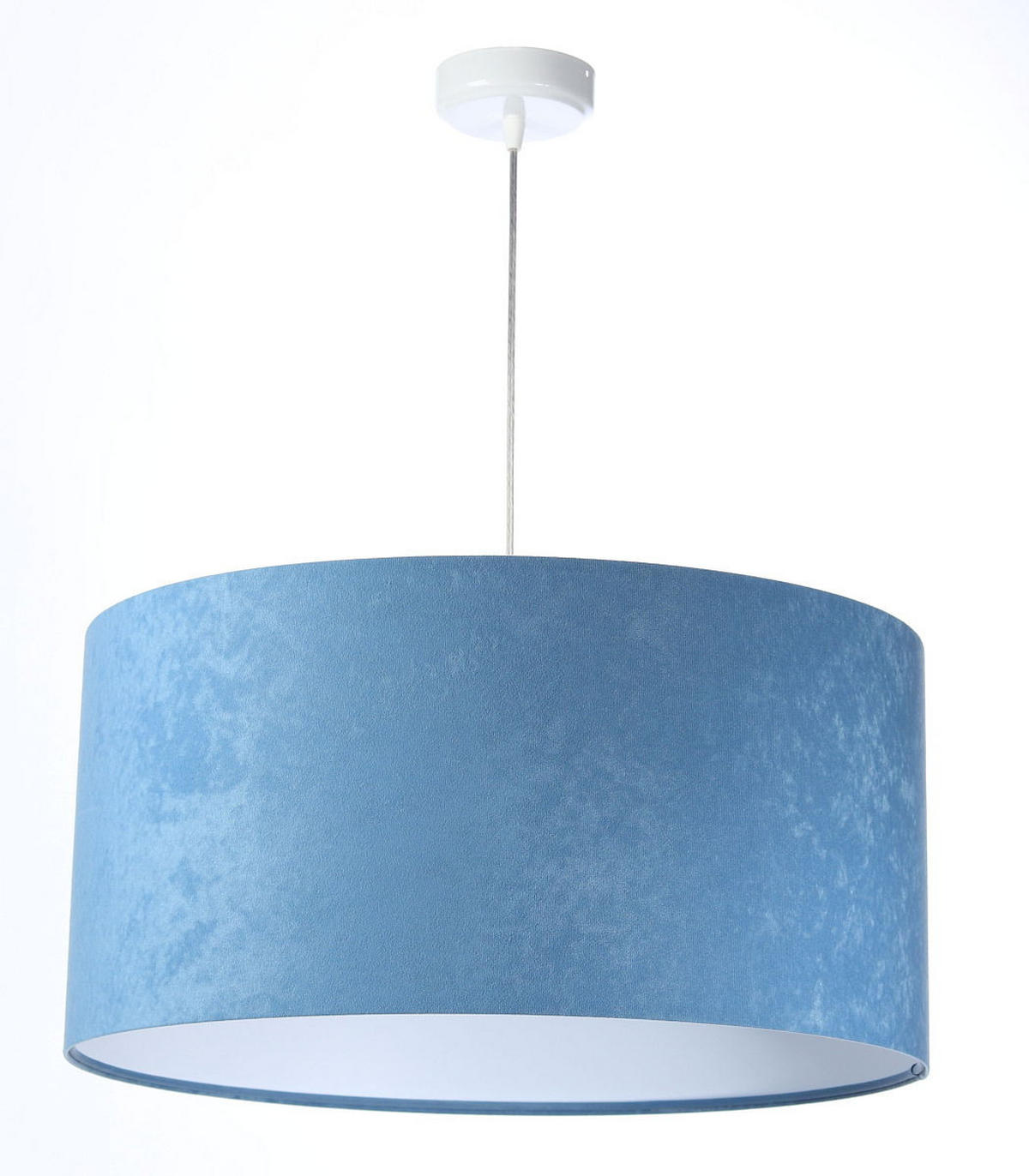 HÄNGELEUCHTE Blau 60/30 cm - Blau/Weiß, Kunststoff (60/1.1/30cm) - ONZENO