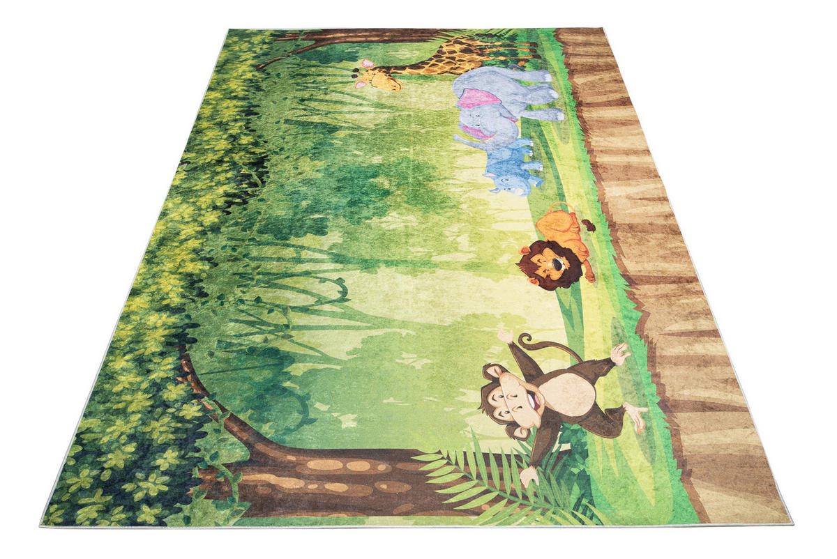 TEPPICH EMMA Hellgrün 160/230 cm - Hellgrün, Kunststoff (160/230cm) - Tapiso