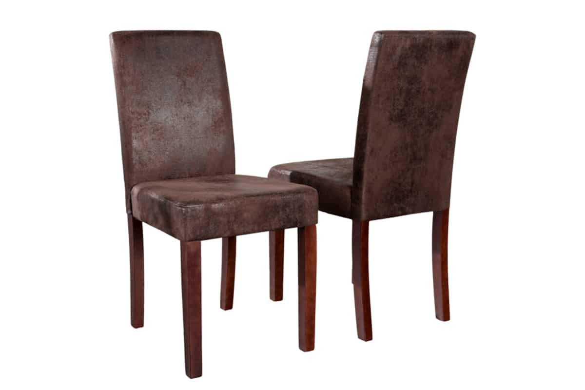 STUHL GENUA Microfaser Braun 90 cm - Braun, Holz/Textil (40/90/50cm) - riess-ambiente