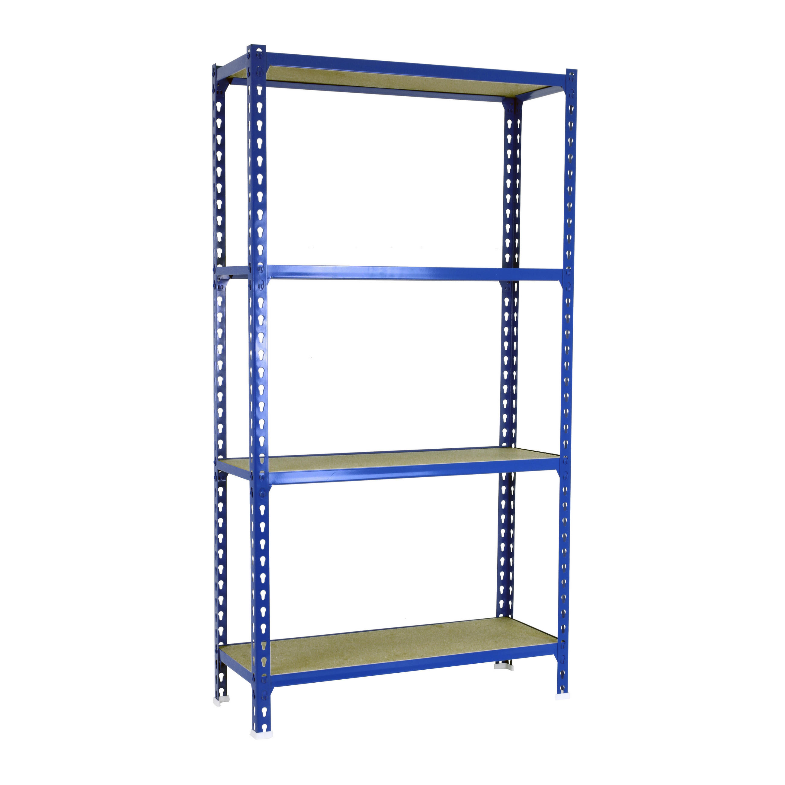 SCHWERLASTREGAL Mid Muli HxBxT 150 x 120 x 40 cm 4 Fachböden Fachlast 200 kg Blau - Blau, Metall (120/150/40cm) - PROREGAL