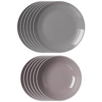 TAFELSERVICE Levi Grau 12er Set - Grau, Keramik (1/1/1cm) - Ritzenhoff Breker