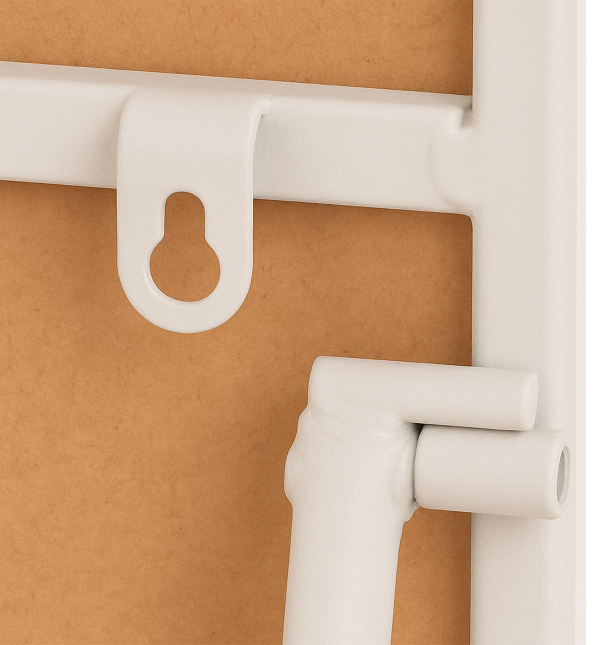 STANDSPIEGEL eckig 50/3/160 cm Glas Weiß Matt - Weiß, Glas (50/160/3cm) - CLP