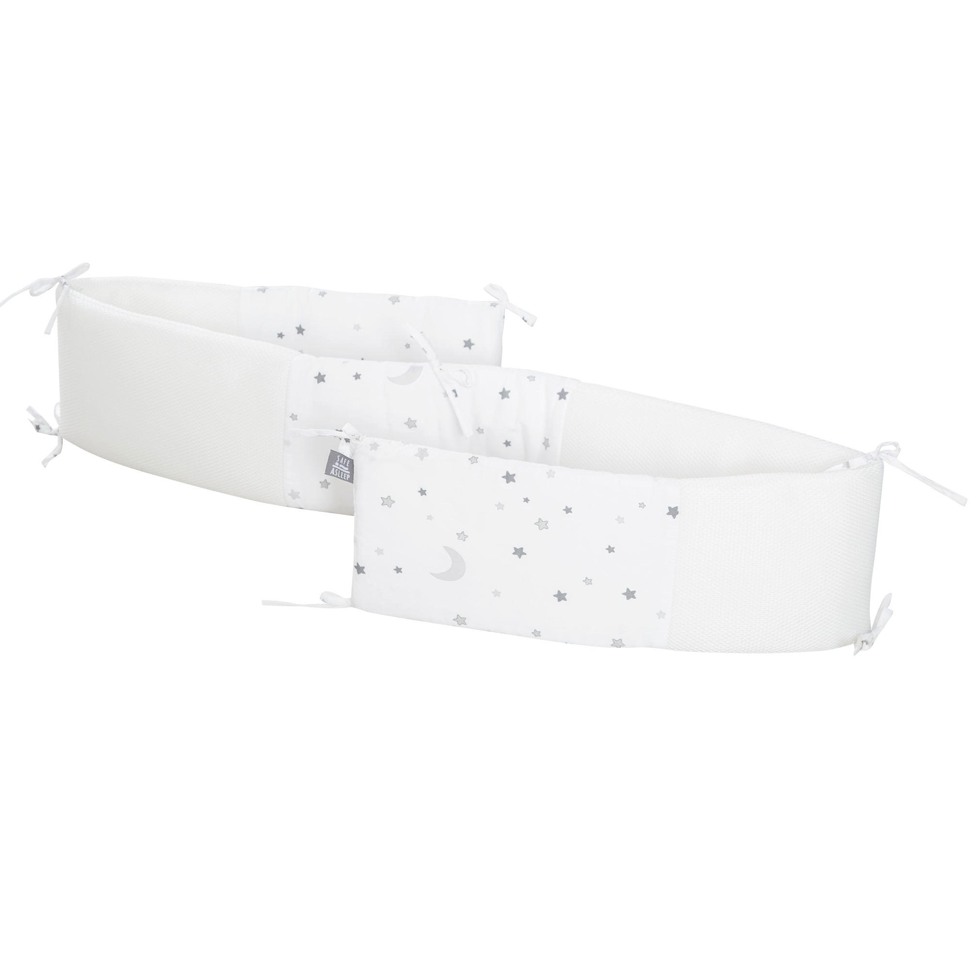 NESTCHEN Sternenzauber grau Easy Air 'safe asleep' - Weiß/Grau, Textil (170/4cm) - Roba